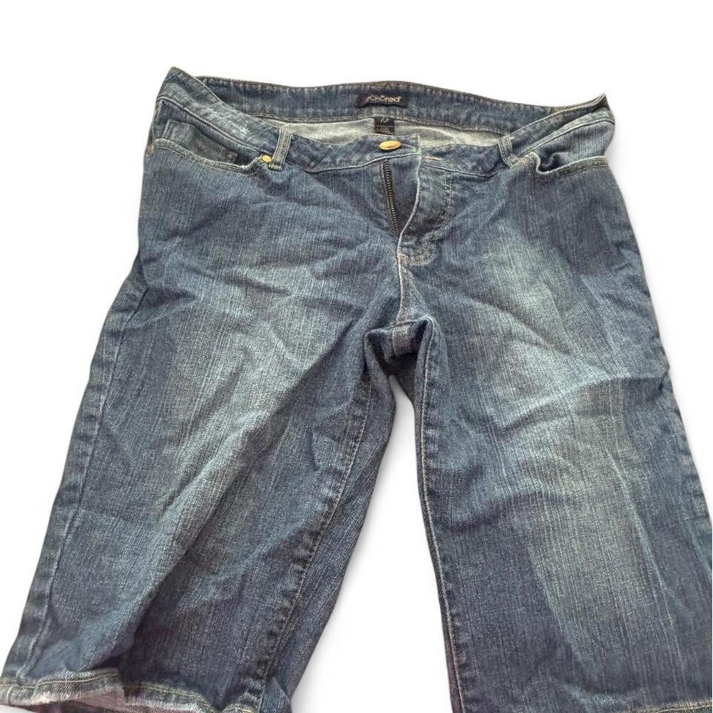 Ecko Red Y2K Embroidered Flare Jeans Size 13 Medium Wash